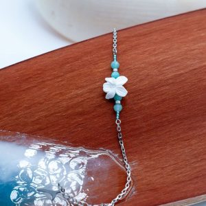 Bracelet Fleur de Bohème acier