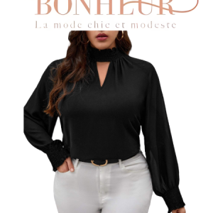 Blouse à trou de serrure