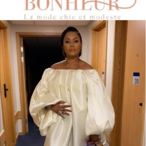 Robe longue ample blanche