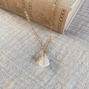 Collier Pierre de Lune cœur Valentine